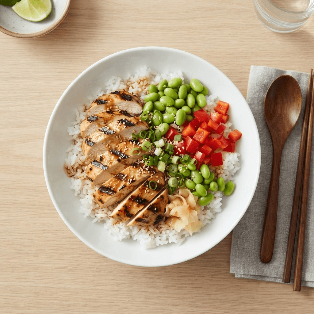 Grilled Chicken Rice Bowl