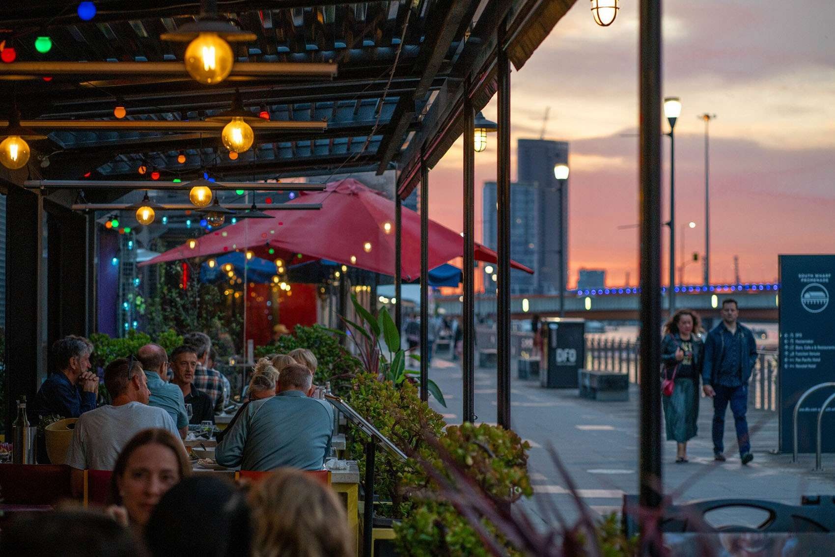 Case study for South Wharf Restaurants