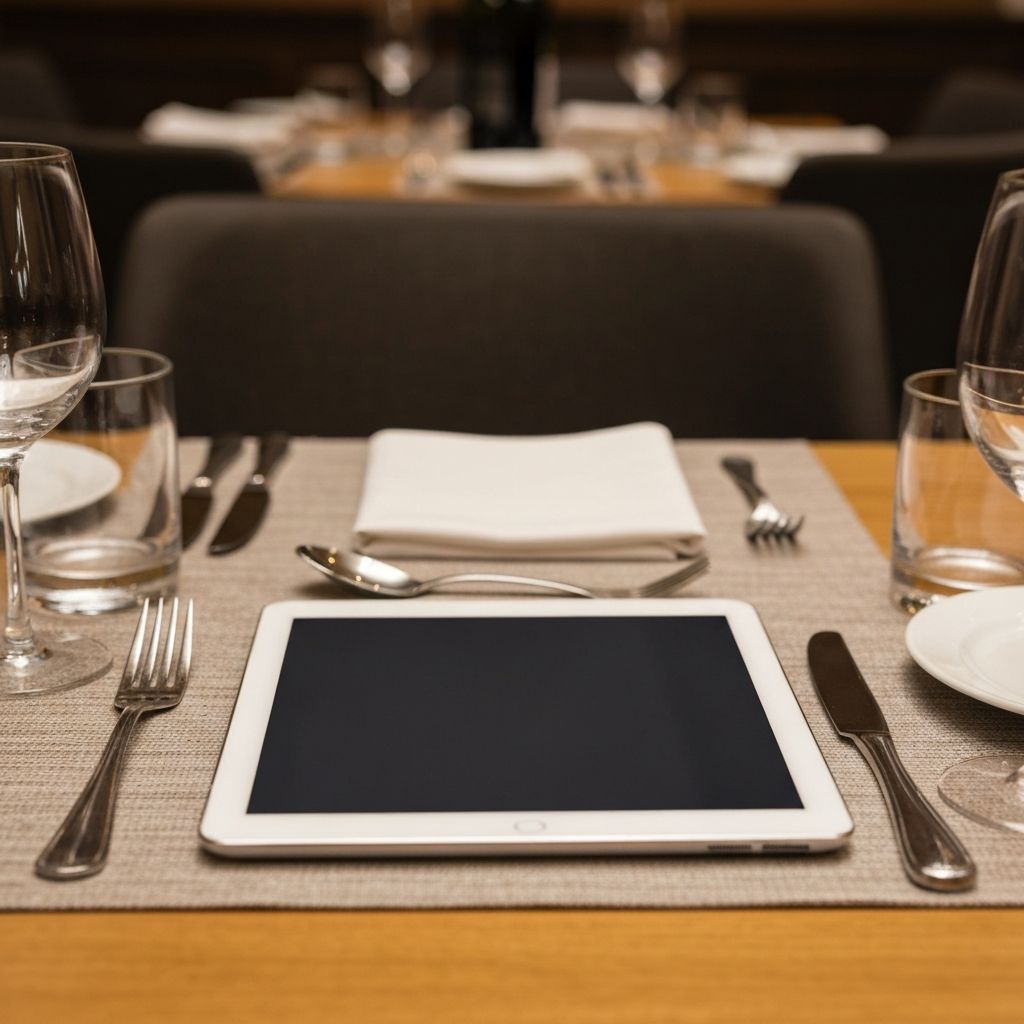 Digital menu showing dietary filtering options